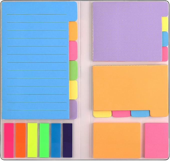 Sticky Notes Set, Post Self-Stick Notes Pads for